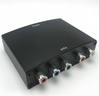 RGB YPbPr'den AV Video Ses Dönüştürücüsüne HDCP YPbPr/RGB + R/L Ses Dönüştürücü Çıkışları RCA Ekran Rengi
