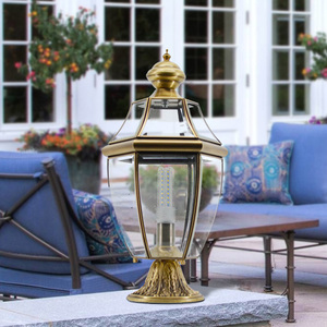 Lámpara de Poste <span class=keywords><strong>para</strong></span> Puerta Principal, Farol de <span class=keywords><strong>Pedestal</strong></span> <span class=keywords><strong>para</strong></span> Exteriores, Decoración de Jardín, Casa, Valla, Luces de Poste <span class=keywords><strong>para</strong></span> Jardín - Product Image 6