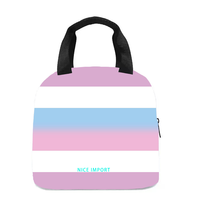 Sac à déjeuner arc-en-ciel Gynesexual pour femmes et hommes, sac fourre-tout réutilisable, sacs à déjeuner isothermes pour le travail, le pique-nique, l'école ou les voyages