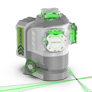 Niveau laser croisé 3D <span class=keywords><strong>Huepar</strong></span> Pro GS03CG 12 lignes vertes 360° point de plomb extérieur - Product Image 1