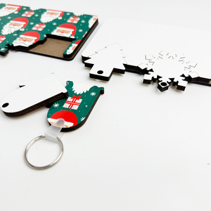 Regali per la Festa degli Insegnanti Decorazione per Banchetto dei 100 Giorni del Bambino <span class=keywords><strong>Portachiavi</strong></span> in MDF per Sublimazione Organizzatore di Chiavi da Parete - Product Image 3