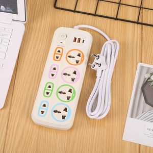 Enchufe universal transfronterizo superventas, <span class=keywords><strong>regleta</strong></span> de enchufes estilo europeo, tipo orificio universal, luminoso, el más vendido en África, colorido, 20 unidades. - Product Image 4