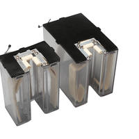 Pièces de rechange modernes en plastique pour ascenseurs industriels Kone : Boîte à huile transparente pour rail principal de cabine, idéale pour hôtels, hôpitaux et villas