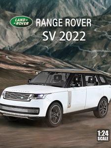 New Diecast 1:24 Land <strong>Range</strong> <strong>Rover</strong> SUV Car Alloy Sport Car Model Sound Light Simulation Pullback Collect Decorative Movable <strong>Toys</strong> - Product Image 4