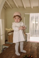 Robe florale à manches longues pour bébé, style A-line, avec bavoir à volants assorti, tenue décontractée pour fillettes, idéale pour la photographie printanière des nourrissons