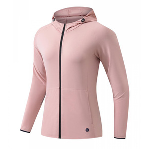 Chaqueta Deportiva Unisex con Protección Solar SPF50 UPF50, Color Blanco Puro, para Actividades al Aire Libre, Running, Ciclismo, Tenis - Product Image 2