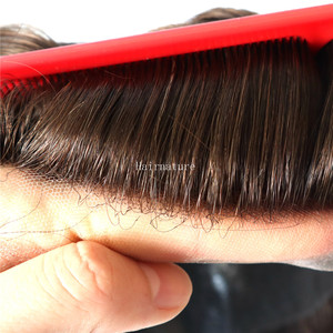 Q6 perruque <span class=keywords><strong>de</strong></span> remplacement <span class=keywords><strong>de</strong></span> cheveux pour hommes toupet ligne <span class=keywords><strong>de</strong></span> cheveux naturelle dentelle et PU perruque <span class=keywords><strong>de</strong></span> cheveux humains indiens hommes prothèse <span class=keywords><strong>de</strong></span> cheveux multi-tailles - Product Image 5