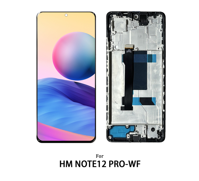 XJE Factory Mobile Phone Lcd Touch Screen for REDMI NOTE12PRO with Frame INCELL Touch Digitizer Assembly Replacement Parts