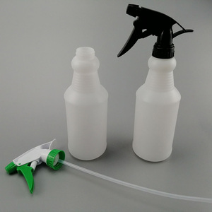 <span class=keywords><strong>Bouteille</strong></span> pulvérisatrice vide en plastique HDPE couleur naturelle, 32 oz, 24 oz, 16 oz, résistante aux produits chimiques, professionnelle, robuste - Product Image 6