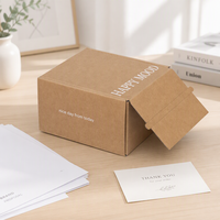 Boîte d'expédition en carton ondulé pour le commerce électronique, boîtes personnalisées, boîte d'expédition à fermeture éclair pour les petites entreprises