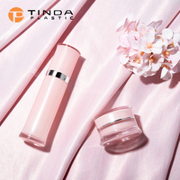Flacon pompe de luxe recyclable en PMMA pour lotion cosmétique, vaporisateur, design personnalisé, emballage pour sérum et masque facial