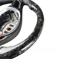 Volant en fibre de carbone pour Mercedes Benz Classe E W213, volant personnalisé à fond plat
