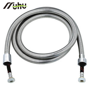 Tuyau de <span class=keywords><strong>douche</strong></span> à main particulièrement <span class=keywords><strong>flexible</strong></span>, tuyau platine avec <span class=keywords><strong>adaptateur</strong></span>, fabriqué en matériau facile à nettoyer - Product Image 2