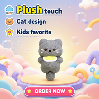 Mini jouet anti-stress en silicone de qualité alimentaire, série animaux chatons mignons, à récupération lente, pour tous les âges