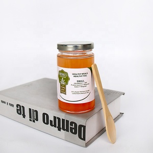 Pot en verre transparent élégant avec couvercle en métal doré brillant 8oz 12oz <span class=keywords><strong>parfait</strong></span> pour conserver la sauce piquante à l'huile d'olive de confiture artisanale au miel de qualité supérieure - Product Image 4