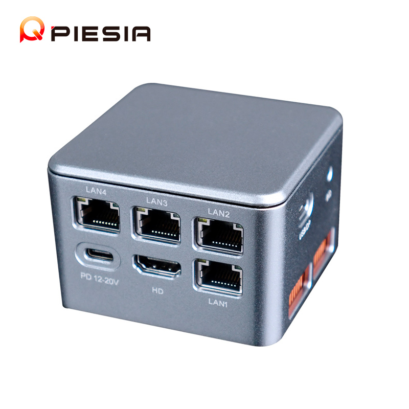 Intel 12th Gen N100 N300 Mini PC with 4x 2.5G Ports & NVMe SSD
