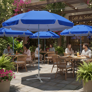 Sombrilla de Playa con Logotipo Personalizado al por Mayor, Toldo de Poliéster Premium con Bolsa de Transporte para Uso en Resorts y Exteriores - Product Image 4