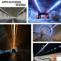 Bande lumineuse LED flexible étanche IP65, largeur 12 mm, 180 LED/m, 11 W/m, AC220V, SMD2835 Epistar, CRI élevé 80