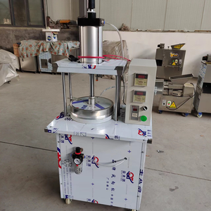 Crêpière gâteau mince formant la machine Machine à gâteau <span class=keywords><strong>de</strong></span> blé circulaire Pressage <span class=keywords><strong>de</strong></span> la pâte à pizza <span class=keywords><strong>farine</strong></span> presse à chaud machine tortilla roti - Product Image 2