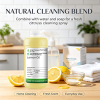 Huile Essentielle de Citron 100% Pure et Naturelle - Huile d'Agrumes Biologique Pressée à Froid pour l'Aromathérapie, le Diffuseur, les Soins de la Peau et le Nettoyage