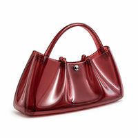 Sac fourre-tout en coton translucide écologique, personnalisable, couleur gelée, avec logo sur mesure et poignées arquées colorées ; idéal pour la vente en gros