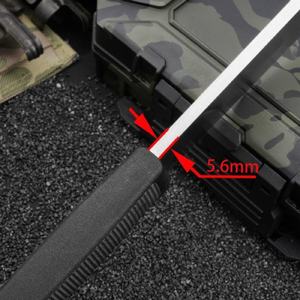 Cuchillo Táctico de Supervivencia para Exteriores FN A2, Acero Inoxidable, Grosor de 5.6mm, Mango de Goma, Hoja Recta con Punta Caída, OEM/ODM - Product Image 4