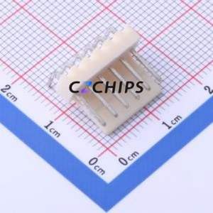 FWF25402-S06B22W5B-A Wire-to-Board Pin Header Bent Lead Through Hole,P=2.54mm Connector 1x6P 2.54mm Right Angle Insert 6P - Product Image 1