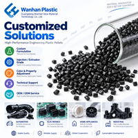 PA6 CF30 Nylon 6 granulés renforcés de fibres de carbone, plastique technique modifié pour le moulage par injection, pièces automobiles, Chine