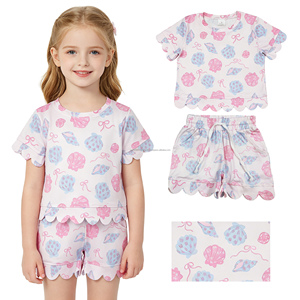 En Stock, Nueva Llegada, Conjunto de Ropa de Verano para Bebés y Niñas Pequeñas con Estampado de Flores, Moda Infantil, Venta al Por Mayor - Product Image 4