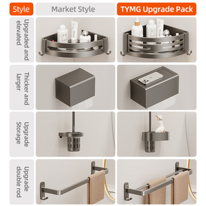 <span class=keywords><strong>Porte</strong></span>-serviettes en alliage d'aluminium gris fusil, étagère <span class=keywords><strong>de</strong></span> rangement pour <span class=keywords><strong>salle</strong></span> <span class=keywords><strong>de</strong></span> <span class=keywords><strong>bain</strong></span> sans perçage, <span class=keywords><strong>porte</strong></span>-serviettes <span class=keywords><strong>mural</strong></span> pour toilettes et <span class=keywords><strong>salle</strong></span> <span class=keywords><strong>de</strong></span> <span class=keywords><strong>bain</strong></span> - Product Image 5
