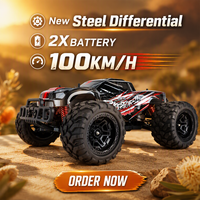 Raptor II Nouvelle version améliorée avec différentiel en acier N518 Voiture RC 100 km/h Brushless Échelle 1/8 RTR 4x4 Monster Truck RC 2 BATTERIES