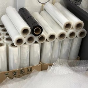 China Manufacturer Processing Type Casting Soft <b>Plastic</b> Film for Packing Moving, Stretch <b>Wrap</b> Roll - Product Image 2