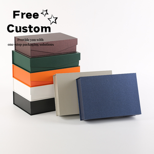 Caja de Regalo de Papel Magnético con Impresión en Relieve y Logotipo Personalizado Directo de Fábrica, Caja de Embalaje Corrugada para Exhibición - Product Image 2