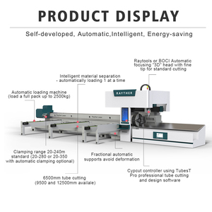 เครื่องตัดท่อเลเซอร์แบบ CNC สำหรับเฟรมจักรยานและรถจักรยานยนต์เครื่องตัดท่อเลเซอร์อุตสาหกรรม1500W - Product Image 2