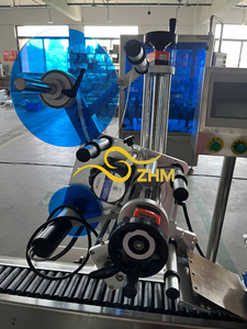 Tự động ngang bóng Bút máy dán nhãn cho rộng các loại tốc độ cao lọ xi-rô máu kiểm tra ống máy dán nhãn - Product Image 2