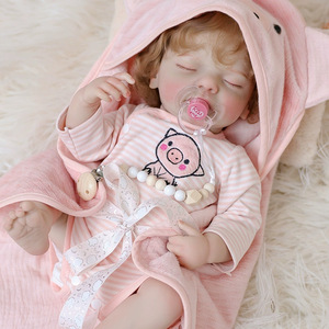 Muñeca Bebé Reborn Realista de 20 Pulgadas, Vinilo Suave Pintado a Mano, Perfecta para Regalo de Cumpleaños y Decoración del Hogar - Product Image 3