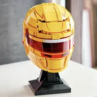 Casque de pilote de course populaire Lewis Hamilton Charles Leclerc Oscar Piastri Lando Norris en briques de plastique 40 pièces
