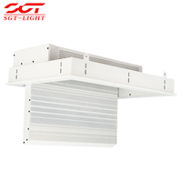 150W Motorisiertes Klapp-LED-Softlight 600 LEDs 3200-5600K CRI95 DMX512 0-90° Neigbare Einbauplatte für TV-Studio Live-Stream-Raum