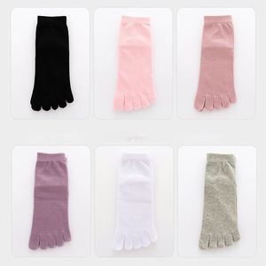 Sweat-absorbent Mid-length Toe <b>Socks</b> <b>Breathable</b> Toe Yoga <b>Socks</b> - Product Image 4