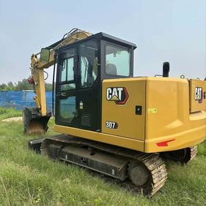 Excavatrice d'occasion 307, mini-excavatrice hydraulique sur chenilles, machine de 7 tonnes, excavatrice Cat d'occasion - Product Image 6