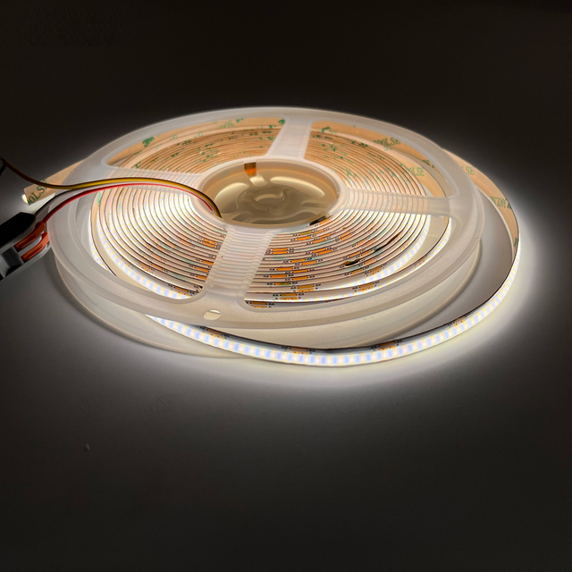 Led Cob Strip High Quality 252 Leds 3000K 5m Tape for Indoor Decorative and Linear Light Applications