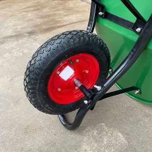 Vente chaude 0.5-1.0mm Plateau en acier Entrepreneurs Brouette Brouette robuste pour la construction Béton et fumier agricole - Product Image 2