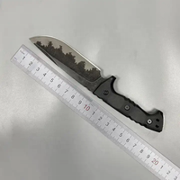 Couteau de survie de chasse en plein air TLHB04 de haute qualité, lame fixe pleine longueur, épaisseur de 5,0 mm, couteaux de camping et de bushcraft avec étui