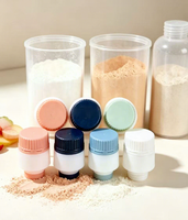 Nieuwe design draaidop voor drinkwater, 28mm PP dop voor sap en poeder, flesdop met drukknop, plastic, makkelijk te openen dop voor dranken