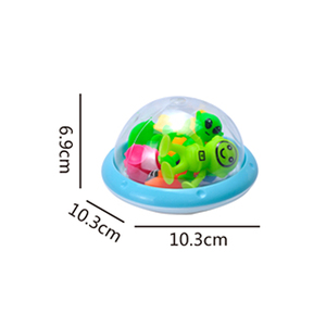 8 Pièces Blocs de Construction en Caoutchouc Écologiques pour Enfants, Figurines Silhouettes Alien à Ventouse, Jouets Éducatifs - Product Image 3