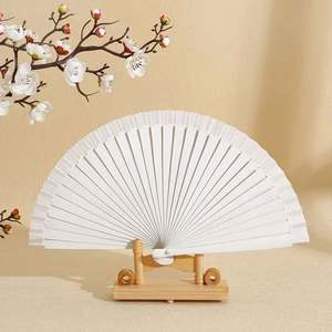 Abanicos de Madera de Lujo Hechos a Mano, Abanico Español Pintado a Mano para Fiestas, Celebraciones y Graduaciones - Product Image 6