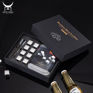 <span class=keywords><strong>Cubetti</strong></span> di ghiaccio riutilizzabili di pietre refrigeranti In confezione regalo, <span class=keywords><strong>cubetti</strong></span> di ghiaccio di dadi In acciaio inossidabile per vino di raffreddamento congelato Cola bevande Bar whisky - Product Image 5