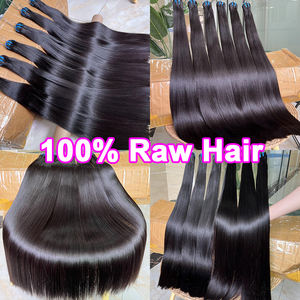 Двусторонние необработанные камбоджийские пучки волос оптом необработанные человеческие волосы необработанные натуральные волосы для наращивания с кутикулой - Product Image 4