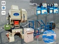 Machine à fil barbelé à commande PLC conçue pour la fabrication de matériaux de clôture haute sécurité