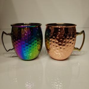 मोसाग मग मग मग मग बड़े आकार में 16 औंस के कप स्टेनलेस स्टील के साथ शुद्ध तांबे के बर्तन - Product Image 5